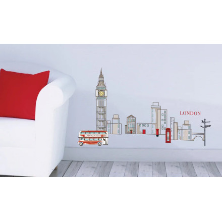 DEKORATIVNA STENSKA NALEPKA LONDON I WS050